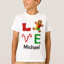 LIEBE Autismus Weihnachten T-Shirt