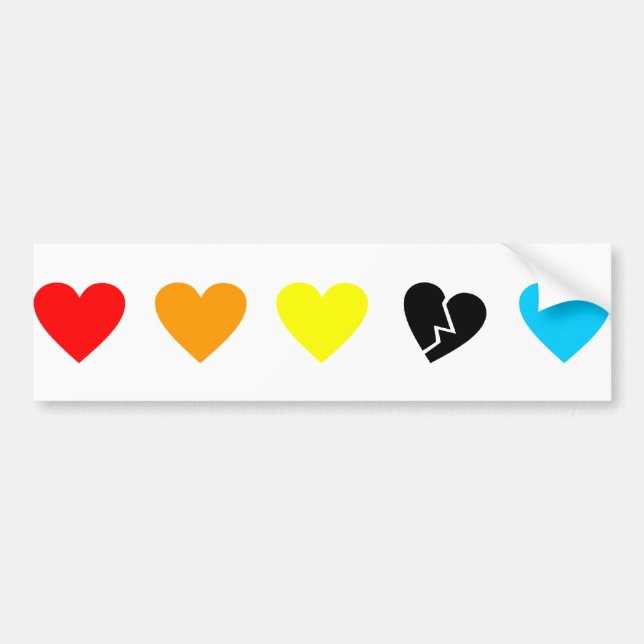 Liebe Autoaufkleber (Vorne)