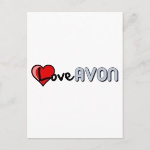 Liebe AVON Postkarte