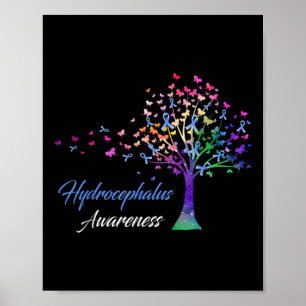 Liebe "Awareness Tree Ribbon" Hoffnung Bewusstsein Poster