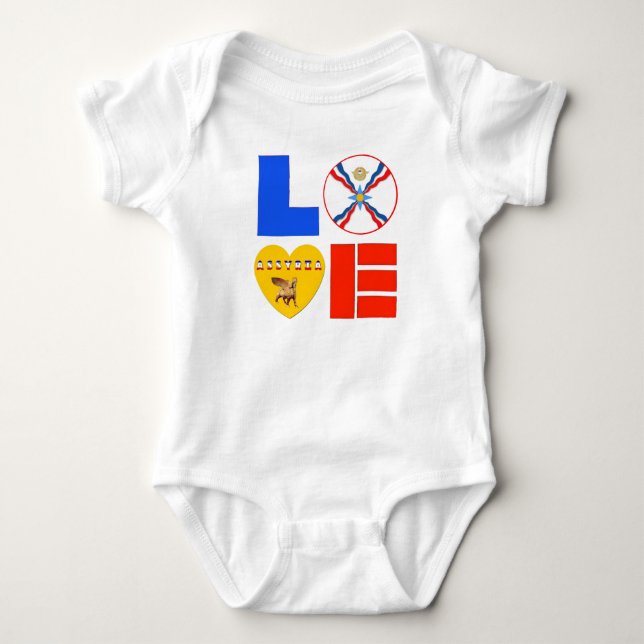 LIEBE BABY STRAMPLER (Vorderseite)