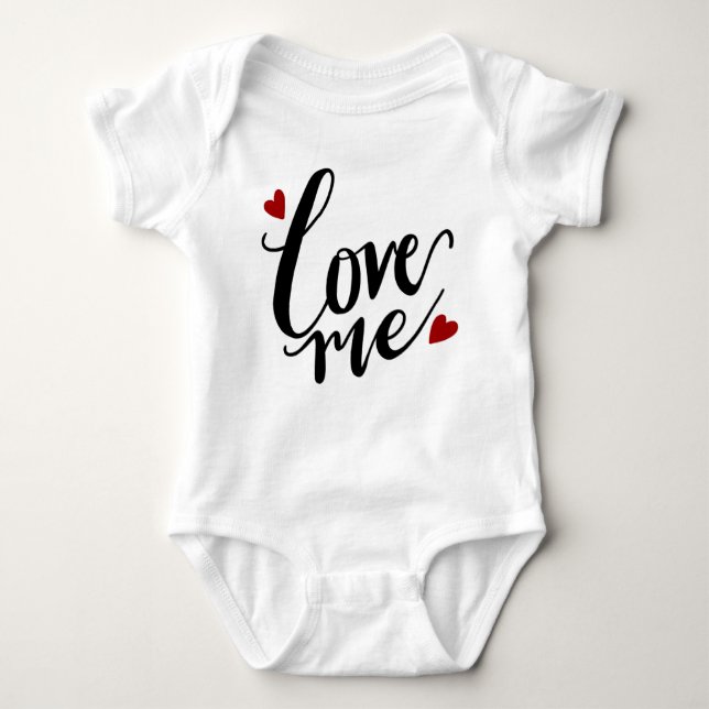Liebe Baby Strampler (Vorderseite)