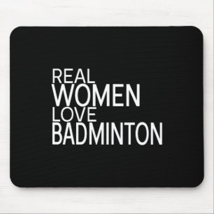 Liebe Badminton Shuttle Sprichwort Ladys Ou Mousepad