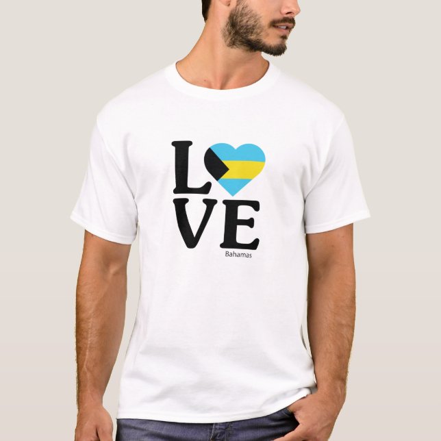 Liebe Bahamas T-Shirt (Vorderseite)