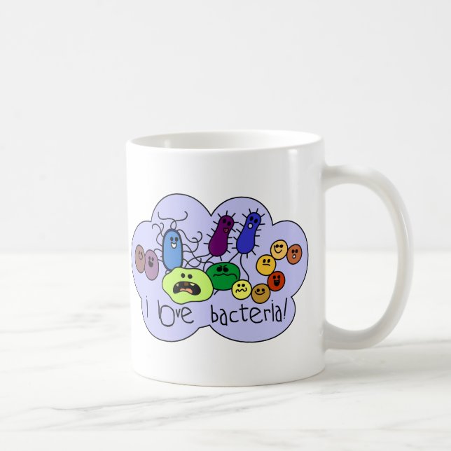 Liebe-Bakterien Kaffeetasse (Rechts)