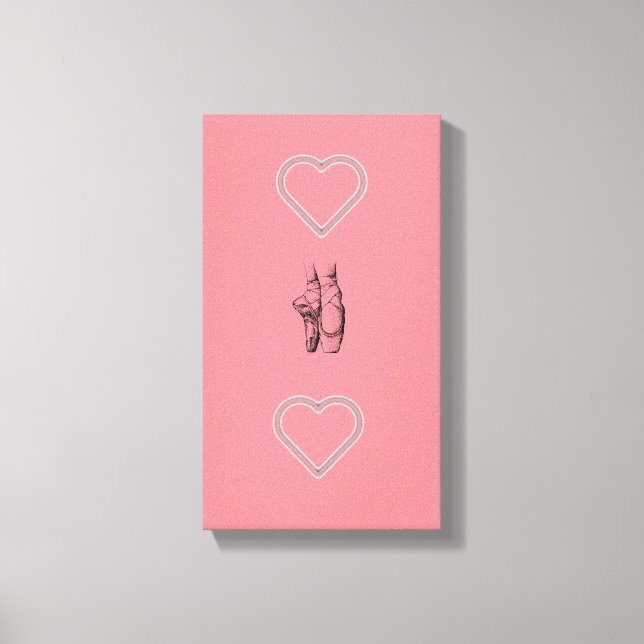 Liebe Ballet Canvas Print Leinwanddruck (Vorderseite)