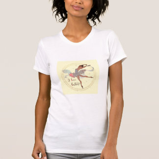 Liebe Ballet Tee Shirt Black Ballerina