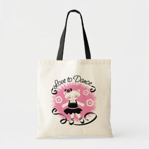 Liebe, Ballett-Tasche zu tanzen Tragetasche