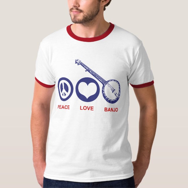 Liebe Banjo T-Shirt (Vorderseite)