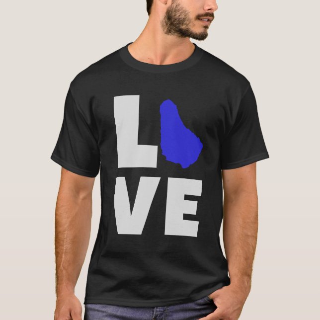 Liebe Barbados T - Shirt (Vorderseite)