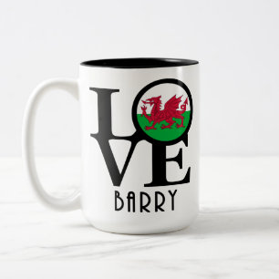 LIEBE Barry, Wales 15oz Zweifarbige Tasse