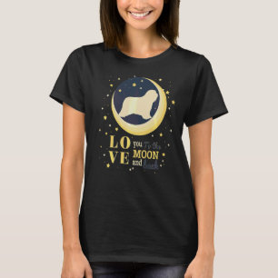 Liebe Bartollie auf dem Mond T-Shirt