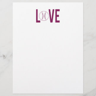 Liebe Baseball Letter Head