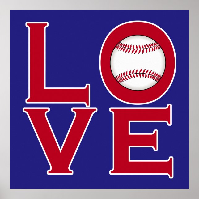 LIEBE: Baseball Poster (Vorne)