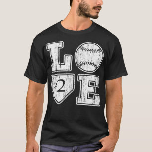 LIEBE Baseball Softball Mama Vintage Not leidende  T-Shirt