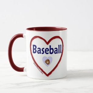 Liebe Baseball Tasse
