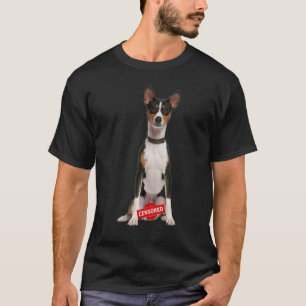Liebe Basenji Dog Mama Vater Welpe Niedlichen Haus T-Shirt