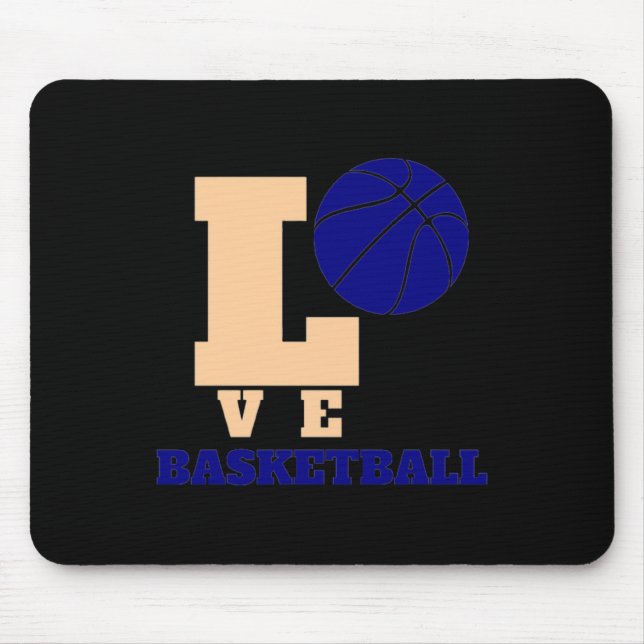 Liebe Basketball 1 Mousepad (Vorne)