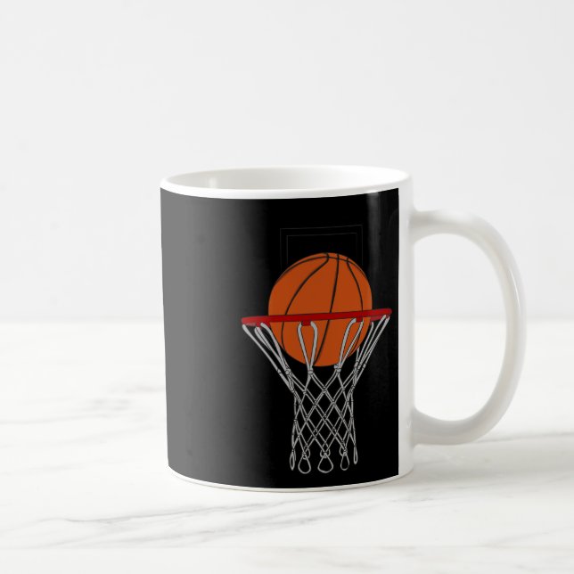 Liebe Basketball 4 Kaffeetasse (Rechts)