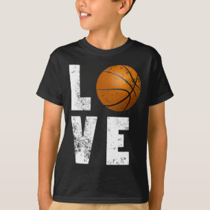 Liebe Basketball Cooles Design für Sportliebhaber T-Shirt
