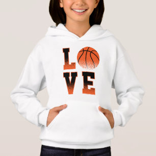 Liebe Basketball Girls Hoodie