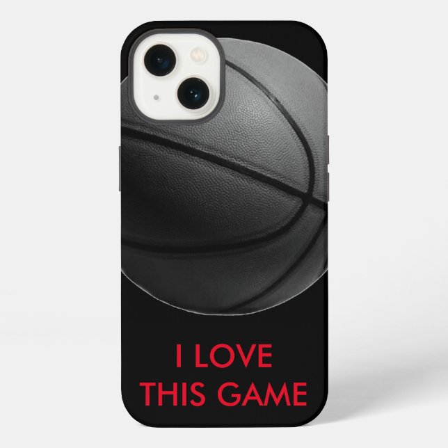 Liebe Basketball iPhone Hülle (Rückseite)
