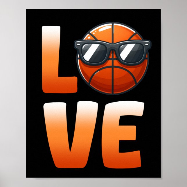 Liebe Basketball Poster (Vorne)