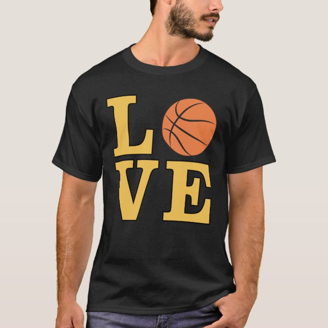 Liebe Basketball T-Shirt (Vorderseite)
