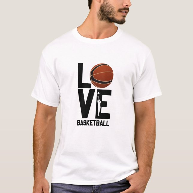Liebe Basketball T-Shirt (Vorderseite)