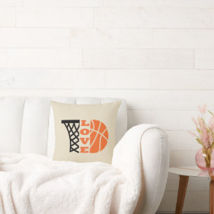 Liebe Basketballkorb Kissen