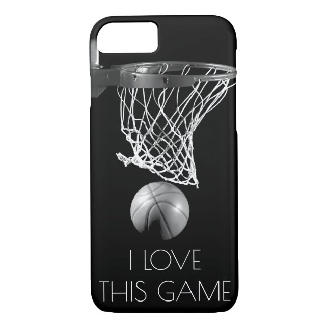 Liebe Basketballspiel Schwarz/Weiß Case-Mate iPhone Hülle (Rückseite)