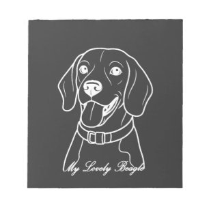 Liebe Beagle Notizblock