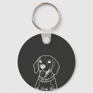 Liebe Beagle Schlüsselanhänger