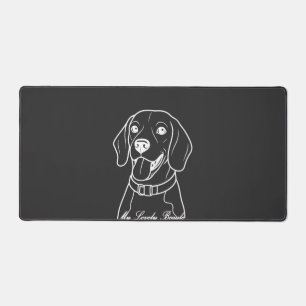 Liebe Beagle Schreibtischunterlage