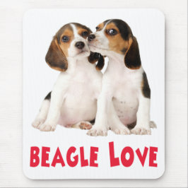 Liebe Beagle Welpen-Hund-Maus-Pad Mousepad