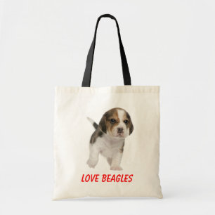 Liebe Beagles Welpen-Hund Leinwand-Tasche Tragetasche