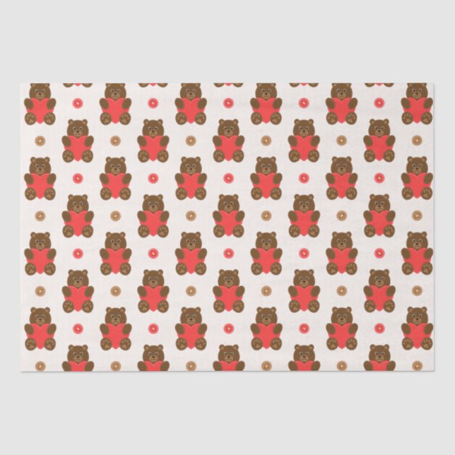 Liebe Bears Seidenpapier (Vorderseite)