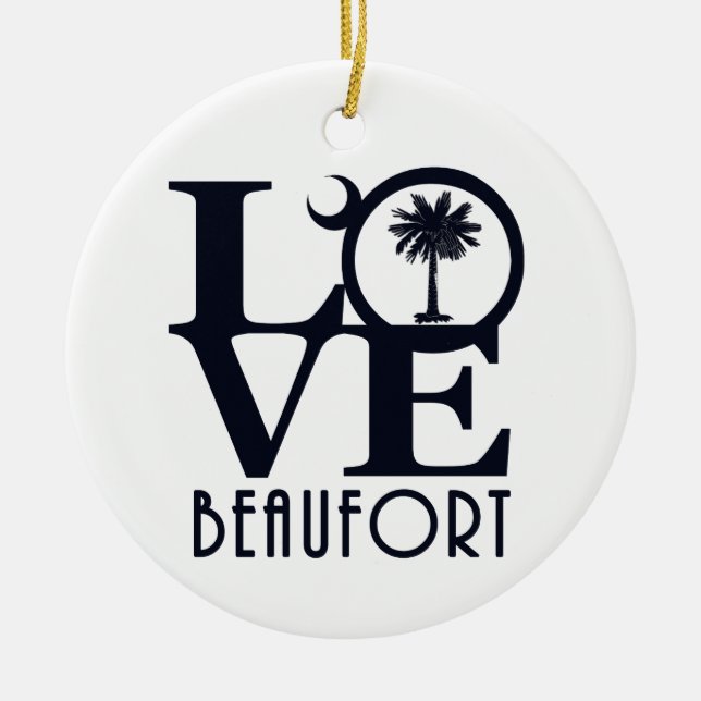 LIEBE Beaufort SC Keramik Ornament (Vorne)