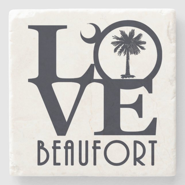 LIEBE Beaufort SC Steinuntersetzer (Vorderseite)