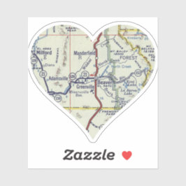 Liebe Beaver Utah Aufkleber