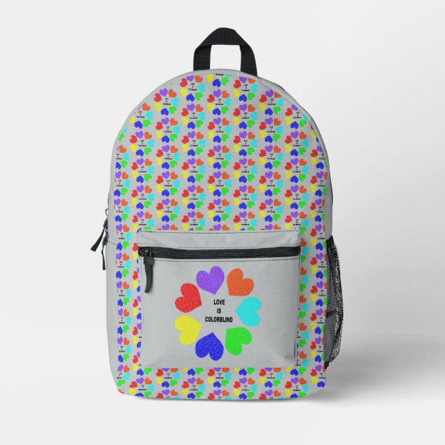 Liebe Bedruckter Rucksack (Vorderseite)