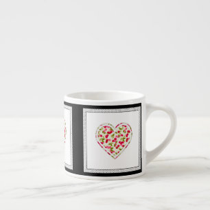 Liebe, Beeren, Kirsche Espressotasse