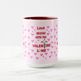 Liebe beginnt mit der Valentiner Lamm-Tasse Tasse