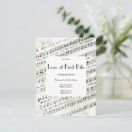 Liebe bei First Bite Valentin Einladung