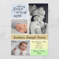 Liebe bei First Sight Colorful Collage - Junge
