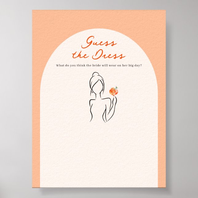Liebe bei First Spritz Guess das Kleid der Braut Poster (Vorne)