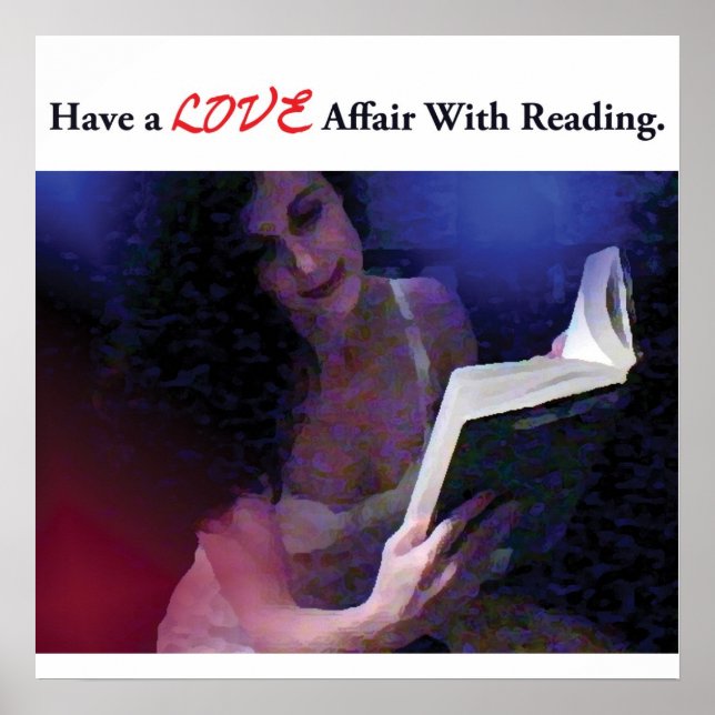 Liebe beim Lesen Poster (Vorne)