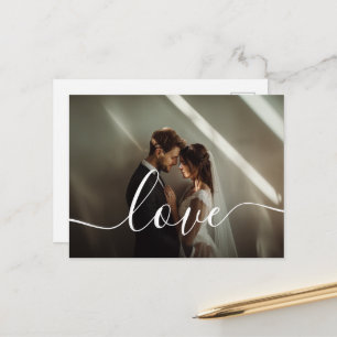 "Liebe" Benutzerdefiniertes Foto Postkarte