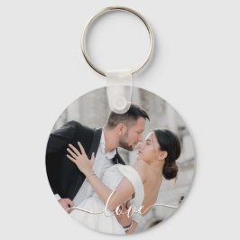 LIEBE-benutzerdefiniertes Foto Schlüsselanhänger