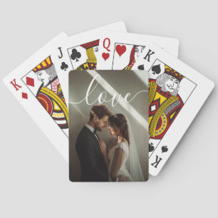 "Liebe" Benutzerdefiniertes Foto Spielkarten